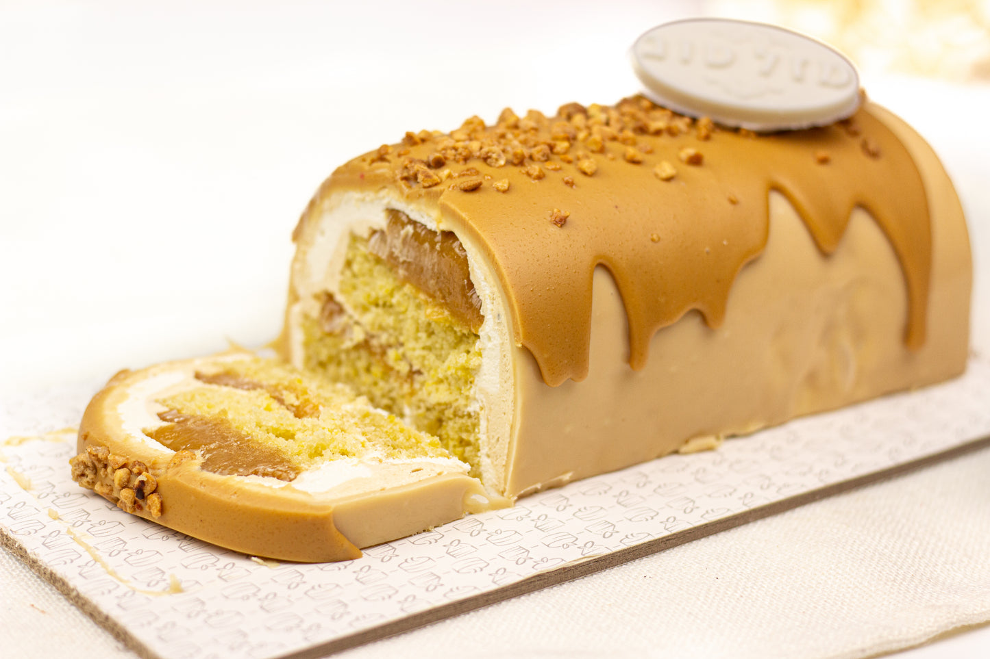 NEW! Peanut Caramel Cream Log PCCLOG10